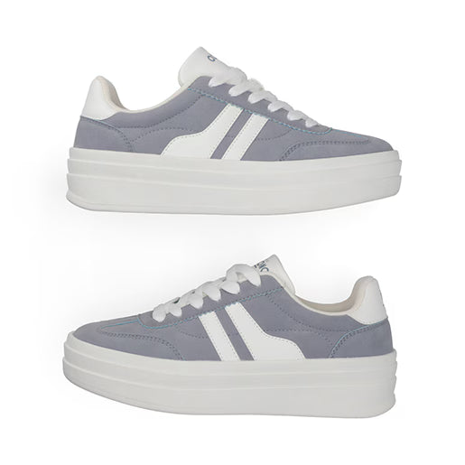 Sneaker De Plataforma para Mujer Estilo 670902 Azul