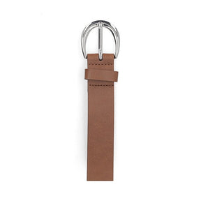 Cinturón para Mujer con Ojillos Métalicos Estilo 110703 Cognac