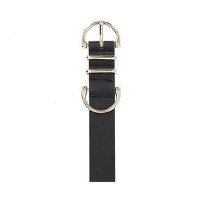 Cinturón Ozono para Mujer con Hebilla Metálica Estilo 110801 Negro