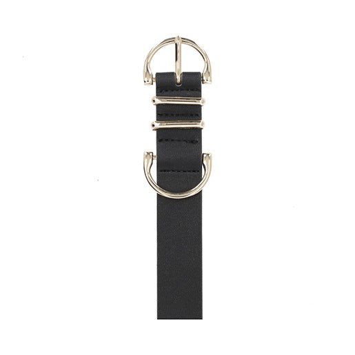 Cinturón Ozono para Mujer con Hebilla Metálica Estilo 110801 Negro