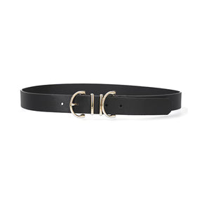 Cinturón Ozono para Mujer con Hebilla Metálica Estilo 110801 Negro