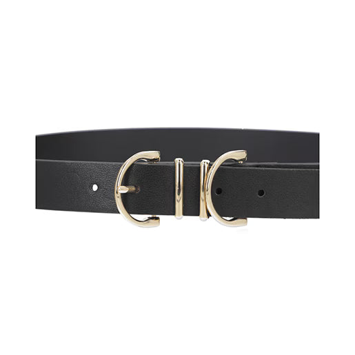 Cinturón Ozono para Mujer con Hebilla Metálica Estilo 110801 Negro
