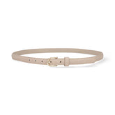 2-Pack Cinturón Básico para Mujer Estilo 110923 Negro - Beige