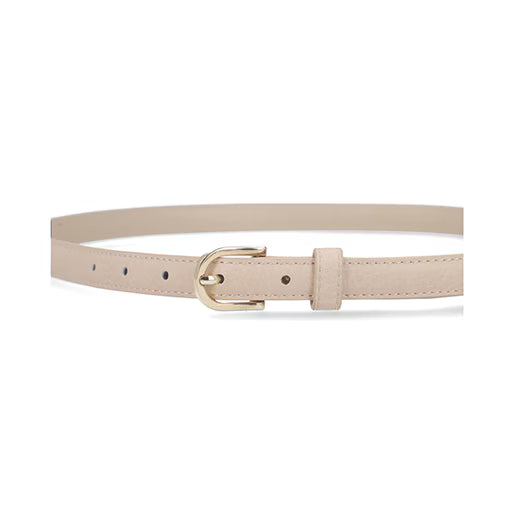 2-Pack Cinturón Básico para Mujer Estilo 110923 Negro - Beige