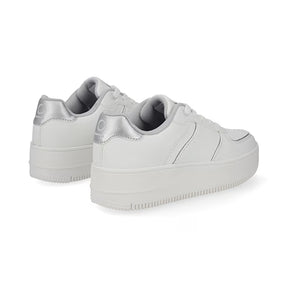 Sneaker De Plataforma para Mujer Estilo 610901 Plata