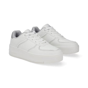 Sneaker De Plataforma para Mujer Estilo 610901 Plata