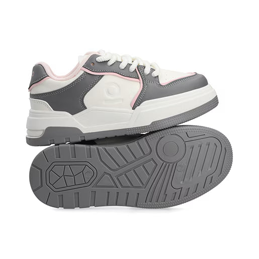 Sneaker Urbano para Mujer Estilo 614902 Gris - Rosa