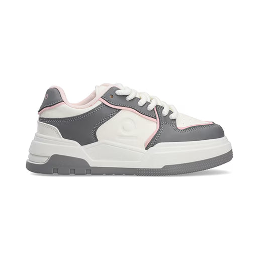 Sneaker Urbano para Mujer Estilo 614902 Gris - Rosa