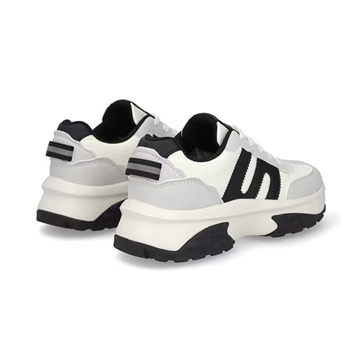 Sneaker Urbano Sport para Mujer con Suela Ligera Estilo 618301 Gris-Negro