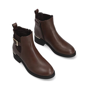 Botín Casual para Mujer Estilo 652801 Café