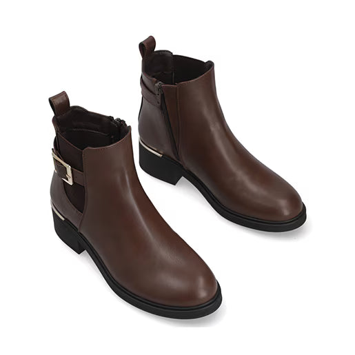 Botín Casual para Mujer Estilo 652801 Café