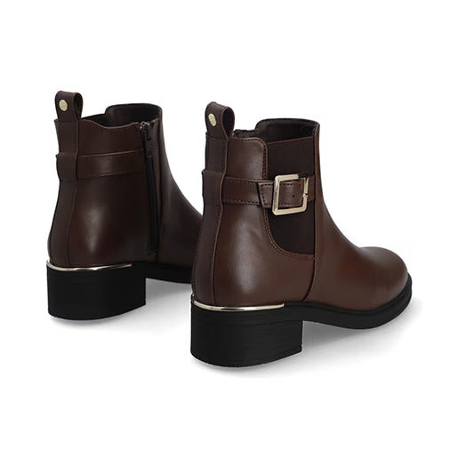 Botín Casual para Mujer Estilo 652801 Café