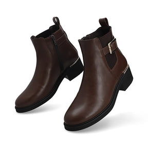 Botín Casual para Mujer Estilo 652801 Café