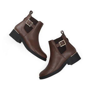 Botín Casual para Mujer Estilo 652801 Café