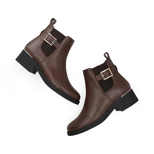 Botín Casual para Mujer Estilo 652801 Café