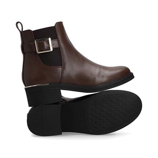 Botín Casual para Mujer Estilo 652801 Café