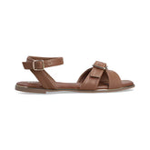 Sandalia Piso Con Pulsera para Mujer con hebilla ajustable Estilo 670701 Tan