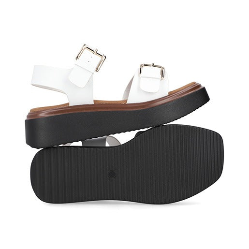 Sandalia Chunky para Mujer Estilo 670801 Blanco