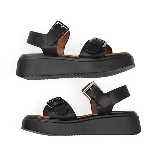 Sandalia Chunky para Mujer Estilo 670801 Negro