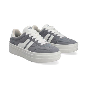 Sneaker De Plataforma para Mujer Estilo 670902 Azul