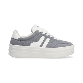 Sneaker De Plataforma para Mujer Estilo 670902 Azul