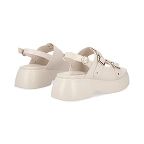 Sandalia Chunky para Mujer con suela ligera Estilo 671601 Latte