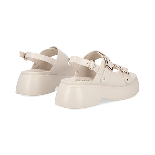 Sandalia Chunky para Mujer con suela ligera Estilo 671601 Latte