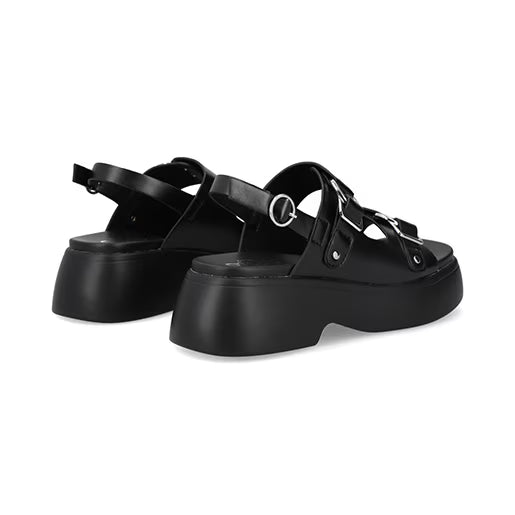 Sandalia Chunky para Mujer con suela ligera Estilo 671601 Negro