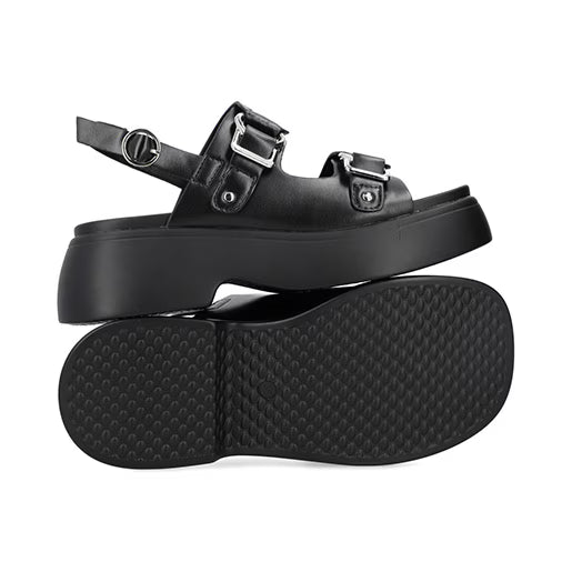 Sandalia Chunky para Mujer con suela ligera Estilo 671601 Negro