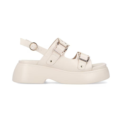 Sandalia Chunky para Mujer con suela ligera Estilo 671601 Latte