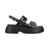 Sandalia Chunky para Mujer con suela ligera Estilo 671601 Negro