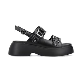 Sandalia Chunky para Mujer con suela ligera Estilo 671601 Negro