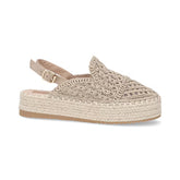 Alpargata Sueco Yute para Mujer con tejido Estilo 672901 Beige