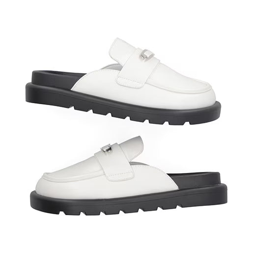 Mocasín Sueco para Mujer con material suave Estilo 673701 Blanco