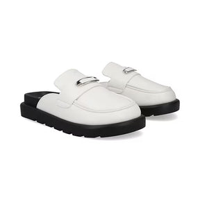 Mocasín Sueco para Mujer con material suave Estilo 673701 Blanco