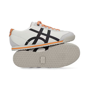 Sneaker Retro para Mujer Estilo 677101 Latte - Naranja