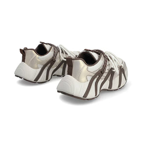 Sneaker Tipo Chunky para Mujer Estilo 680601 Oro