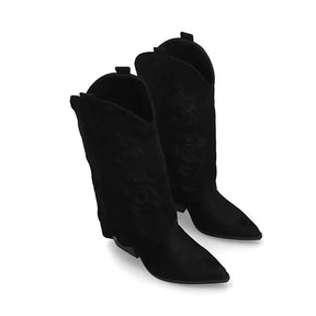 Bota Corta Western Ozono para Mulher Estilo 680902 Negro