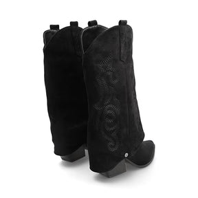 Bota Corta Western Ozono para Mulher Estilo 680902 Negro