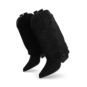 Bota Corta Western Ozono para Mulher Estilo 680902 Negro
