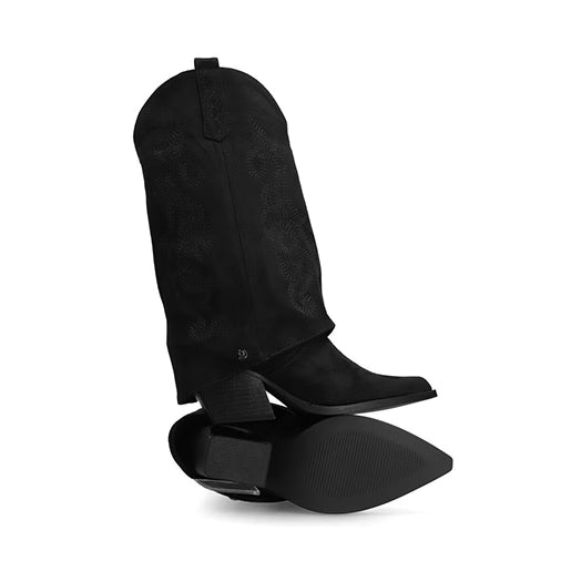 Bota Corta Western Ozono para Mulher Estilo 680902 Negro