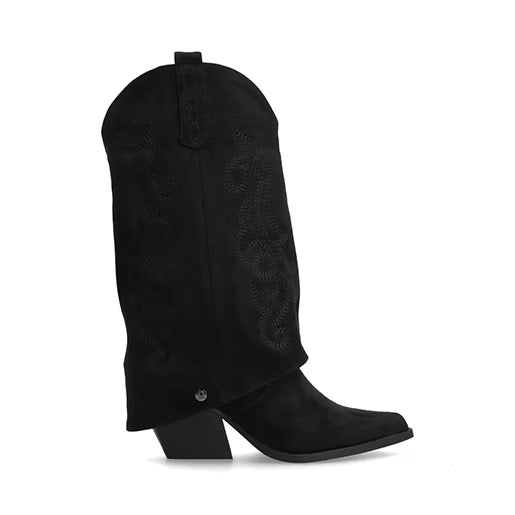 Bota Corta Western Ozono para Mulher Estilo 680902 Negro