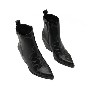 Botín Western para Mulher Estilo 681101 Negro