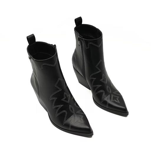 Botín Western para Mulher Estilo 681101 Negro