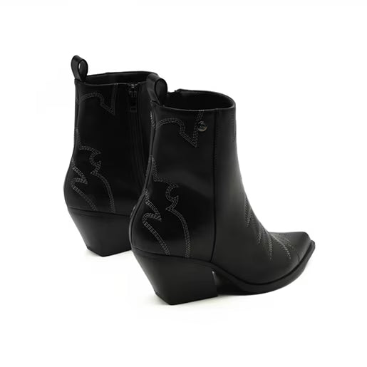 Botín Western para Mulher Estilo 681101 Negro