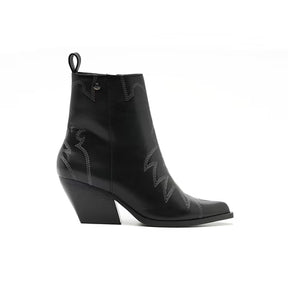Botín Western para Mulher Estilo 681101 Negro