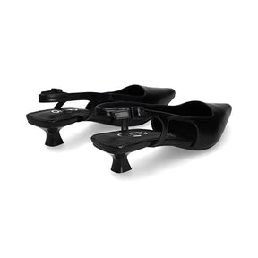 Zapatilla De Tacón Bajo para Mulher Estilo 681201 Negro