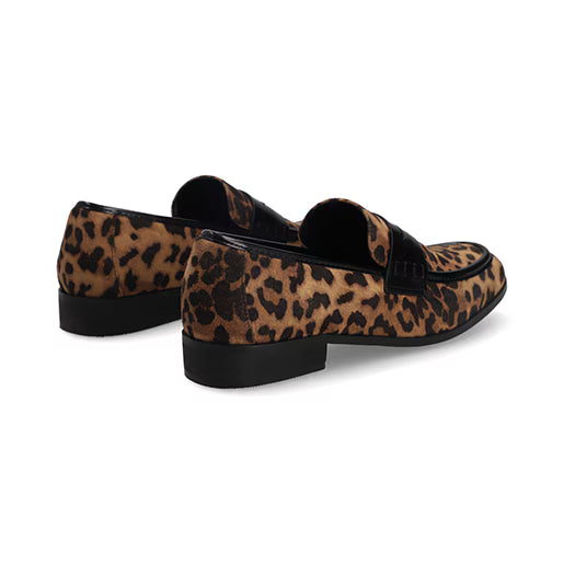 Mocasín Loafer Piso para Mujer Estilo 681801 Animal Print