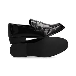 Mocasín Loafer Piso para Mujer Estilo 681801 Negro