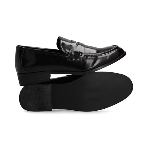 Mocasín Loafer Piso para Mujer Estilo 681801 Negro